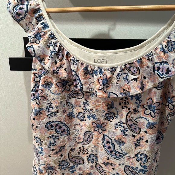 Floral Square Neck Top - Picture 3 of 5